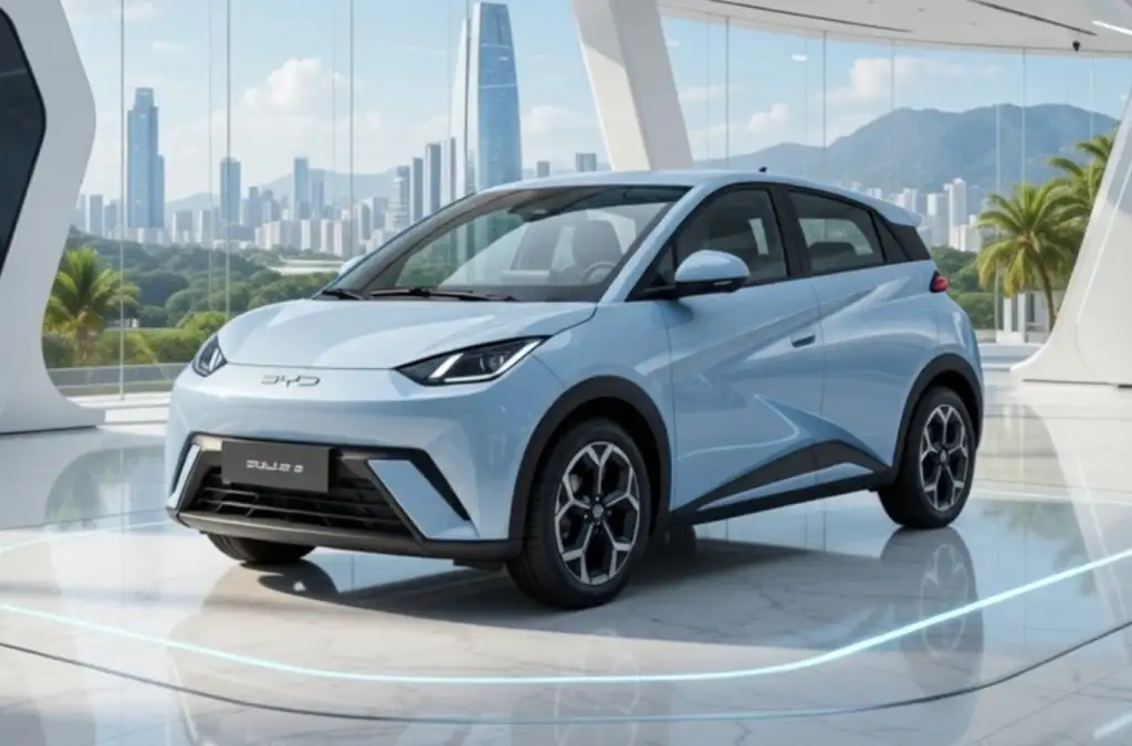 Carros Elétricos Mais Vendidos 2026 BYD Dolphin Mini